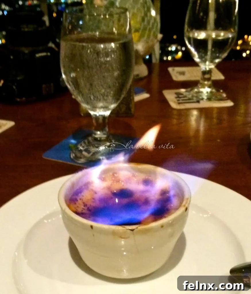 Flaming Rum Creme Brûlée