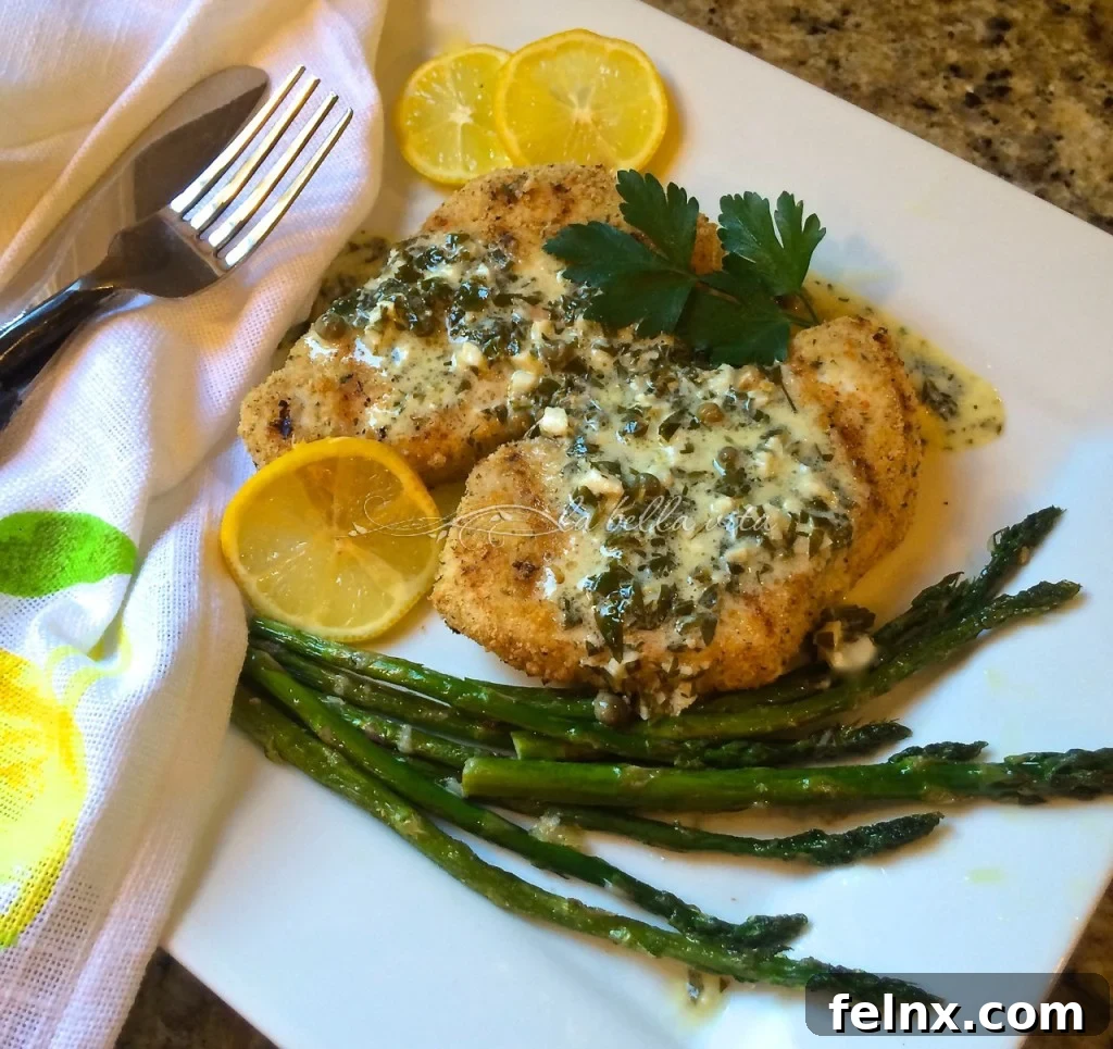 Grilled Italian Swordfish with Cream and Lemon Caper Sauce