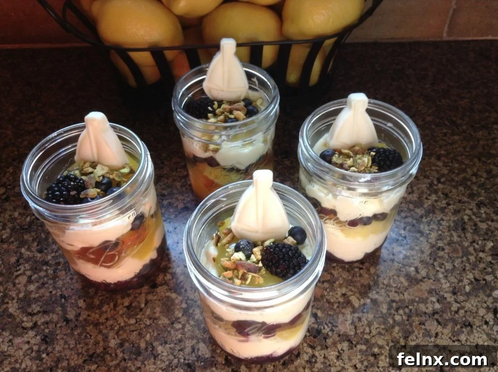 Beautifully Layered Berry Dessert