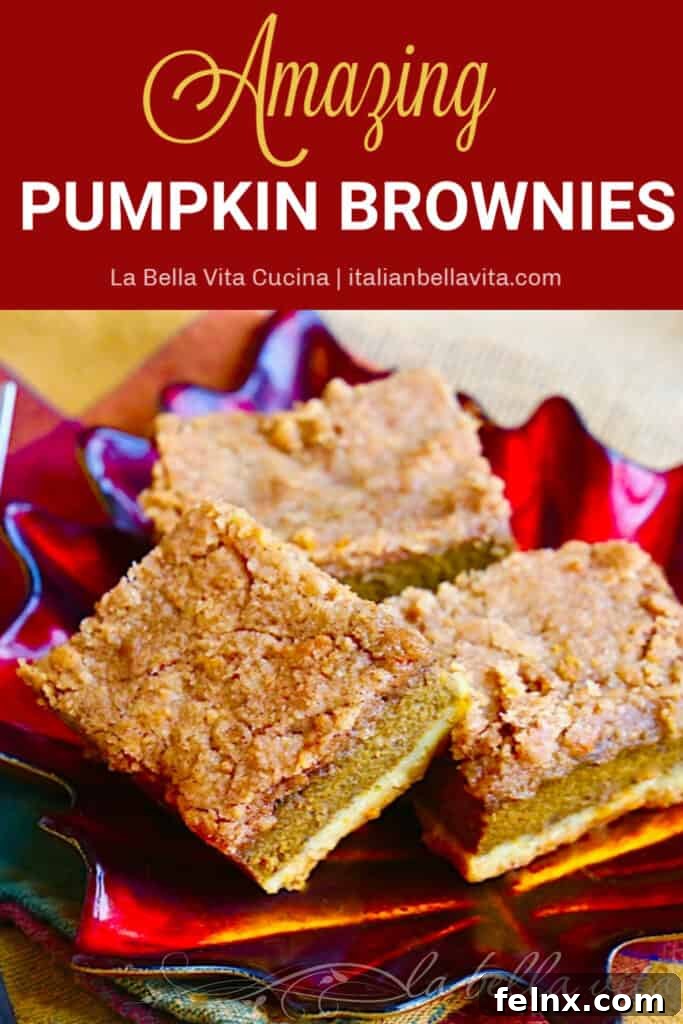 Close up of Pumpkin Brownie texture