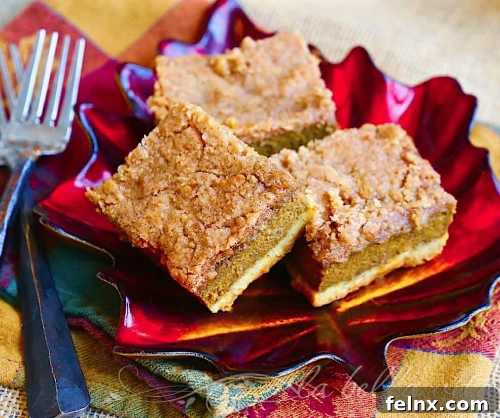 Pumpkin Brownies served on a plate