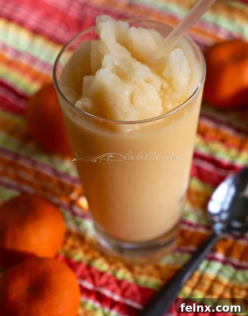 Sweet Clementine Orange Smoothie