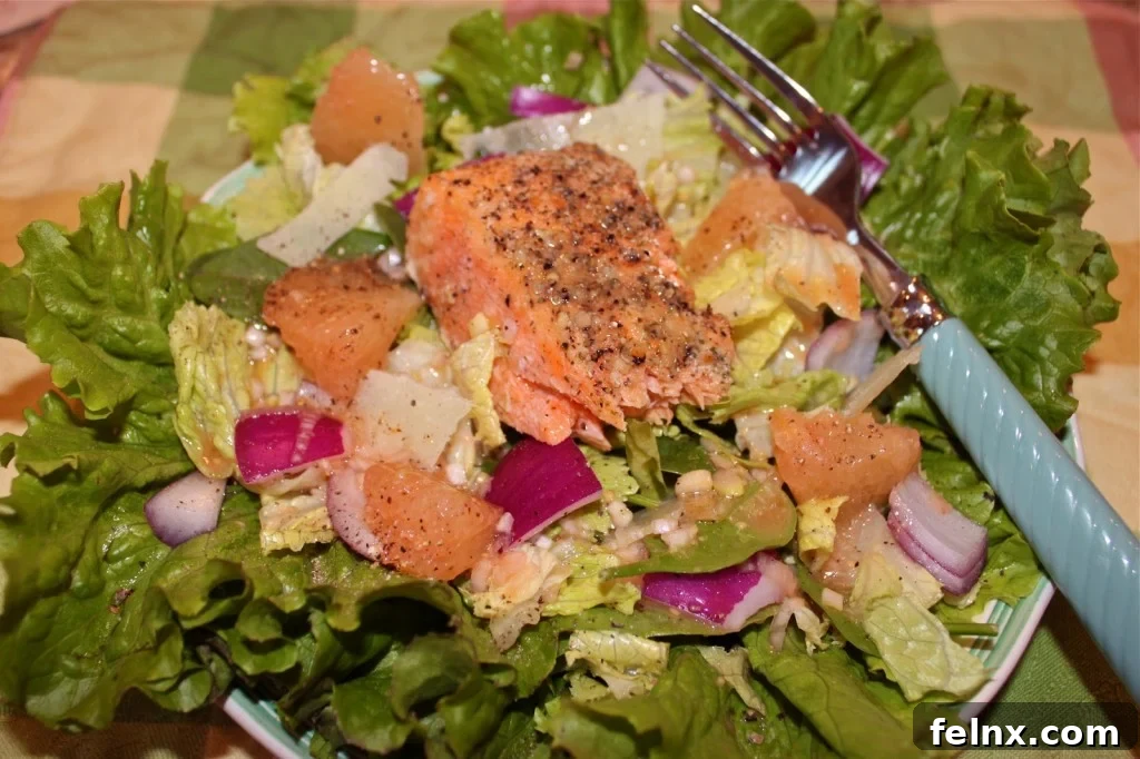 Blood Orange Salmon Salad