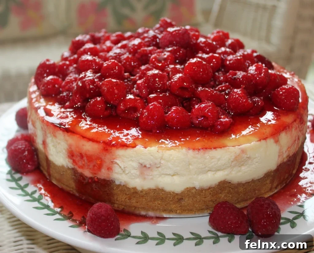 Lemon Raspberry Cheesecake