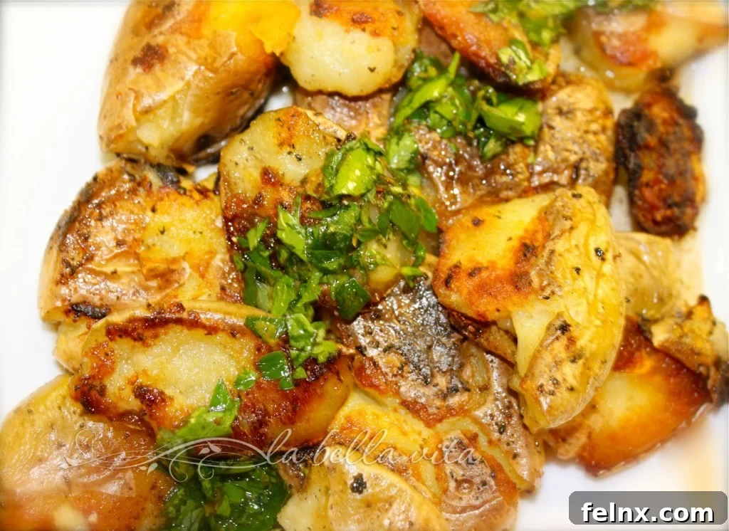 Lemon Garlic Potatoes