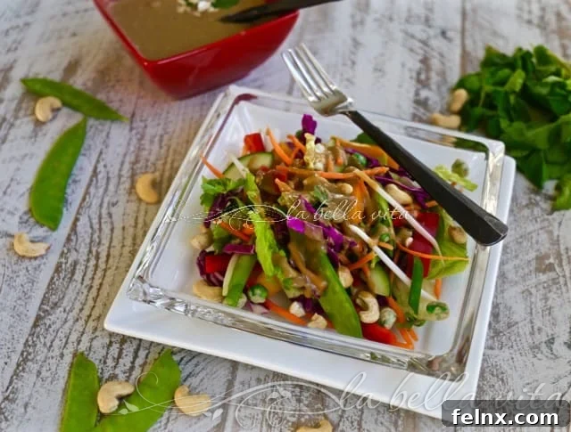 Final Thai Salad Presentation