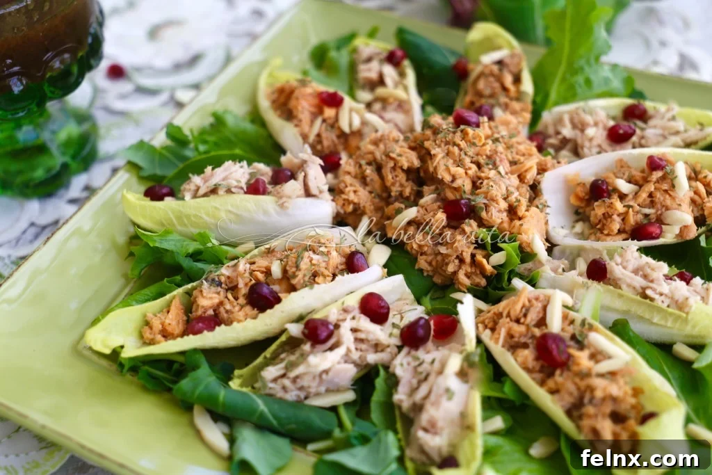 Platter of Belgian Endive Boats