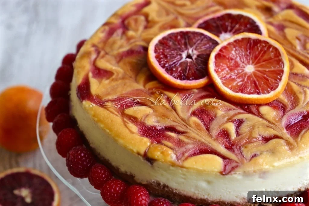 Finished Cheesecake Garnish