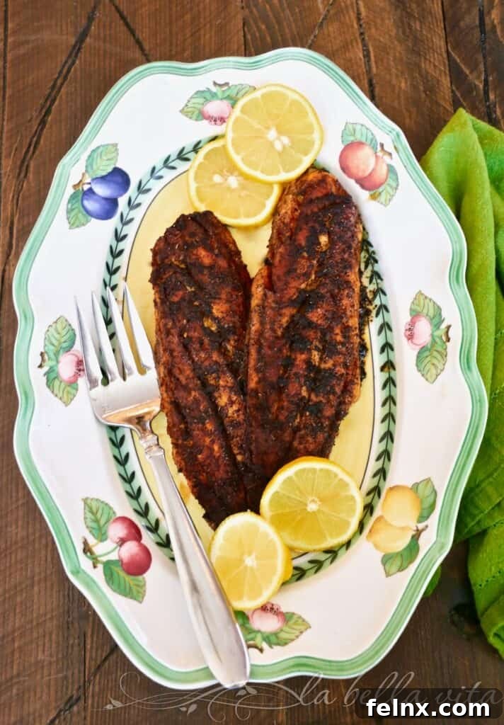Blackened Red Fish