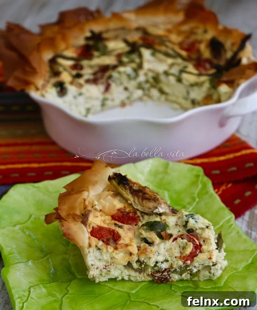 Fresh Roasted Vegetables for Italian Phyllo Pie