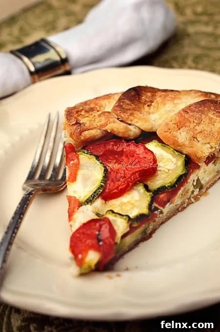 Fresh Tomato and Zucchini Pie