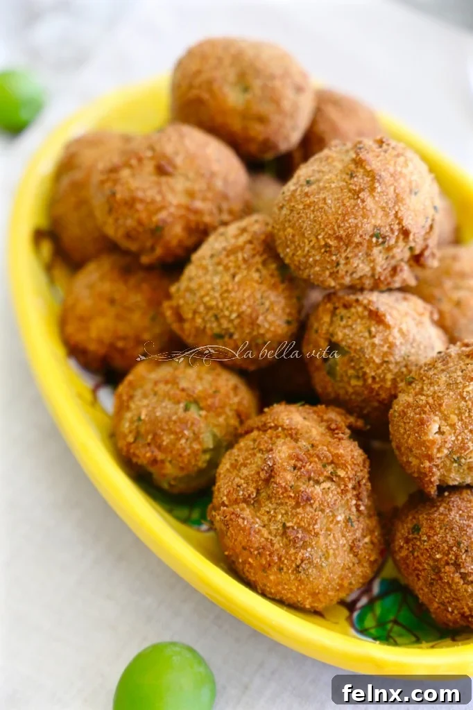 Gourmet Italian Fried Stuffed Olives
