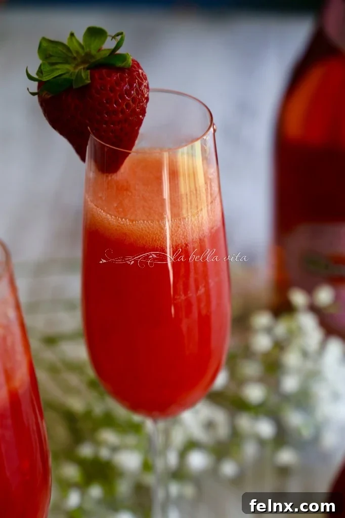 strawberry bellini