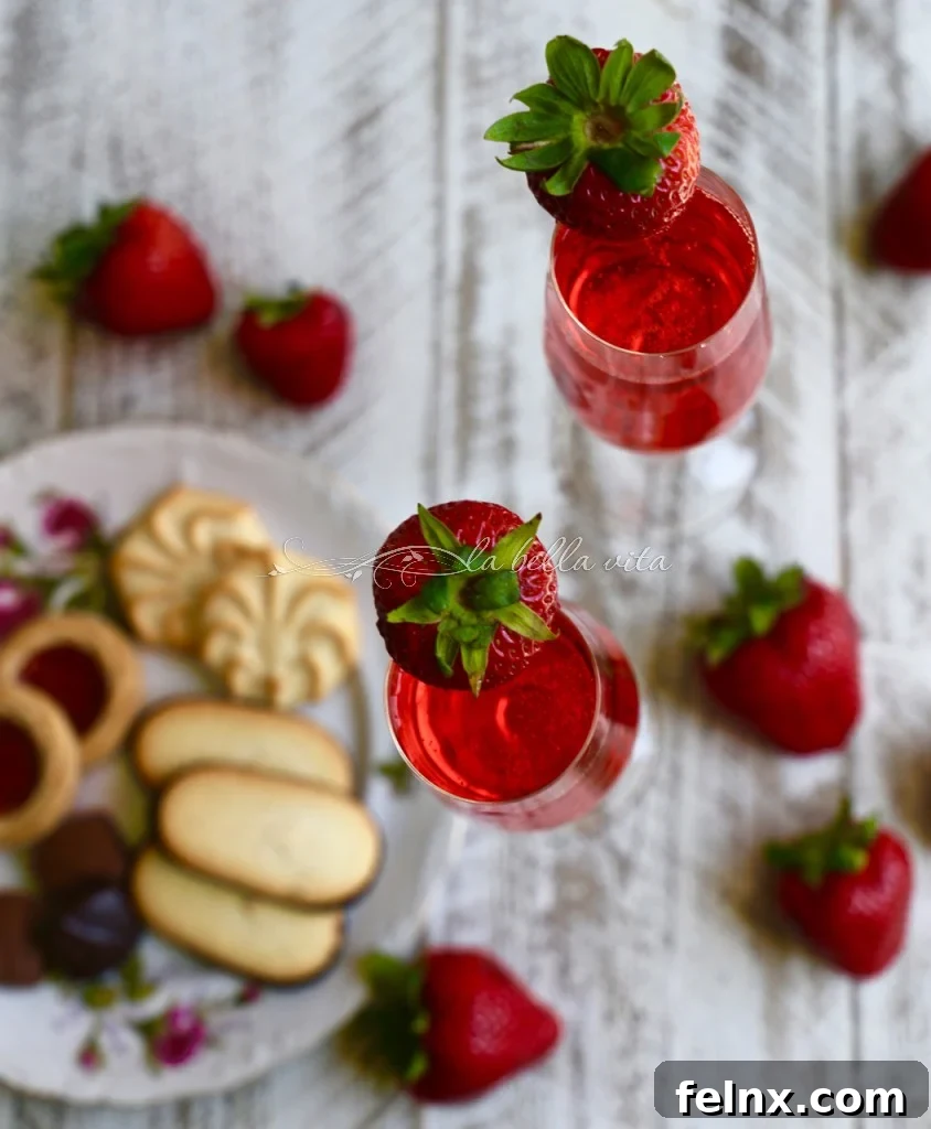 strawberry bellini