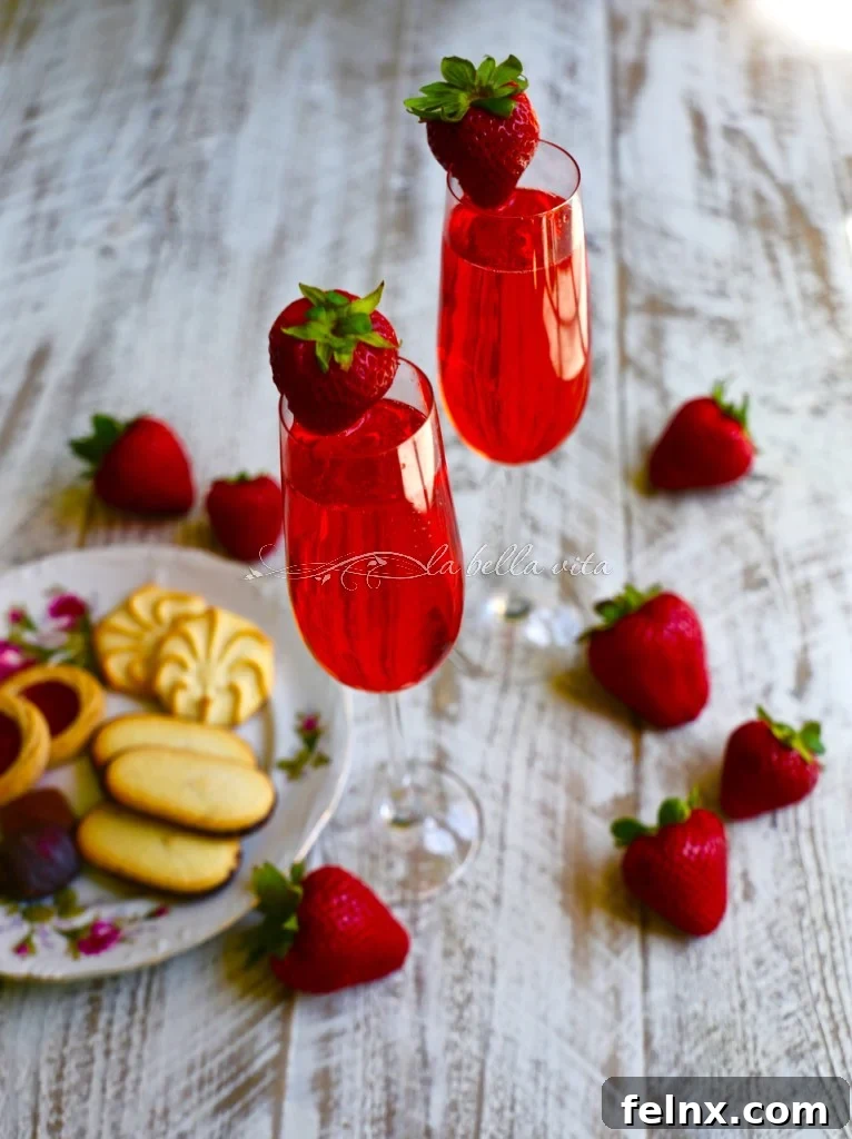 Strawberry Bellini
