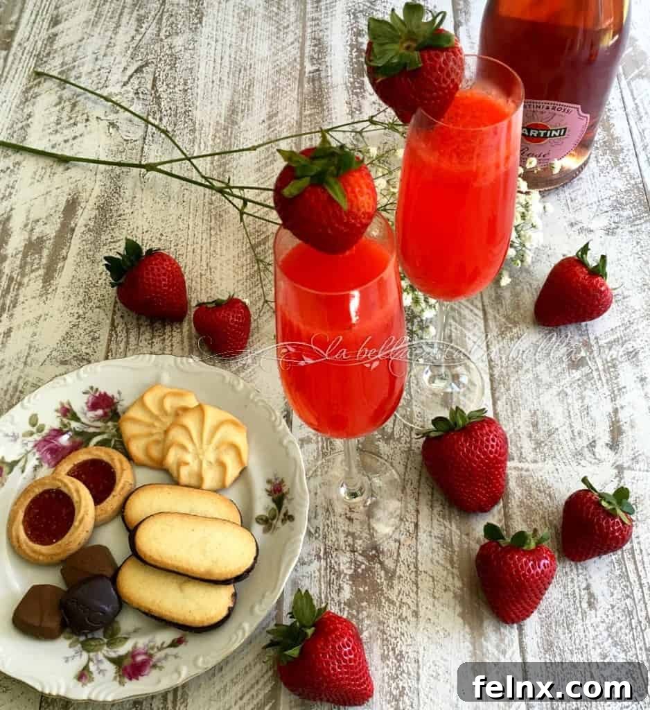 Strawberry Bellini Recipe