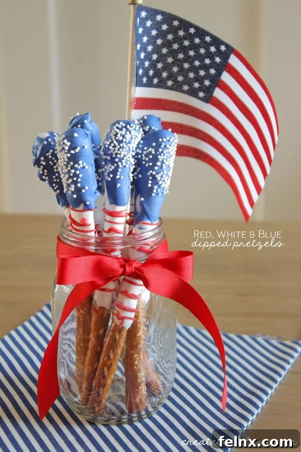 Dipped Pretzels