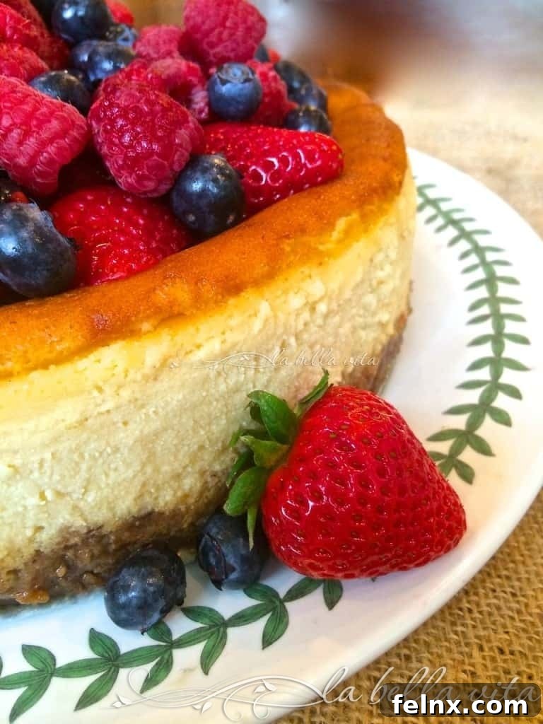 Italian Patriotic Cheesecake