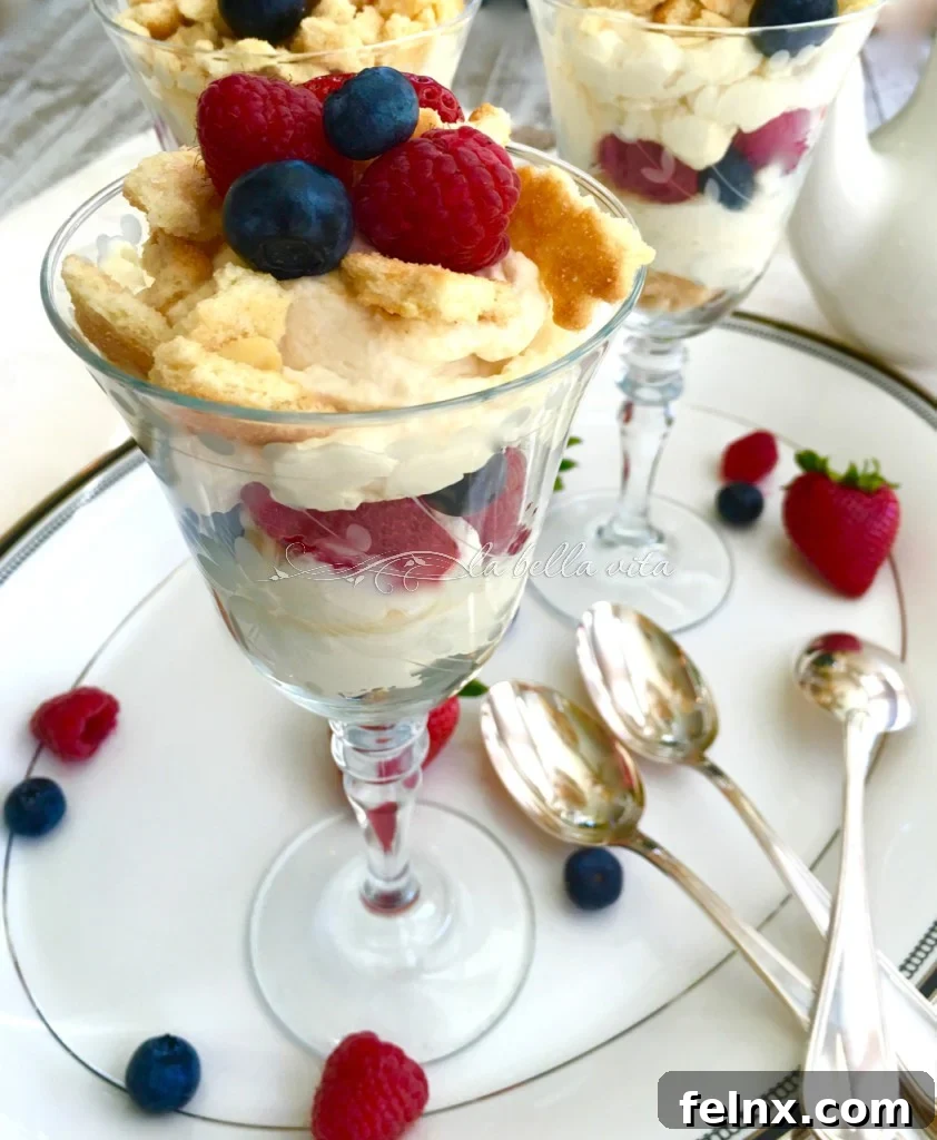 Italian Berries Budini