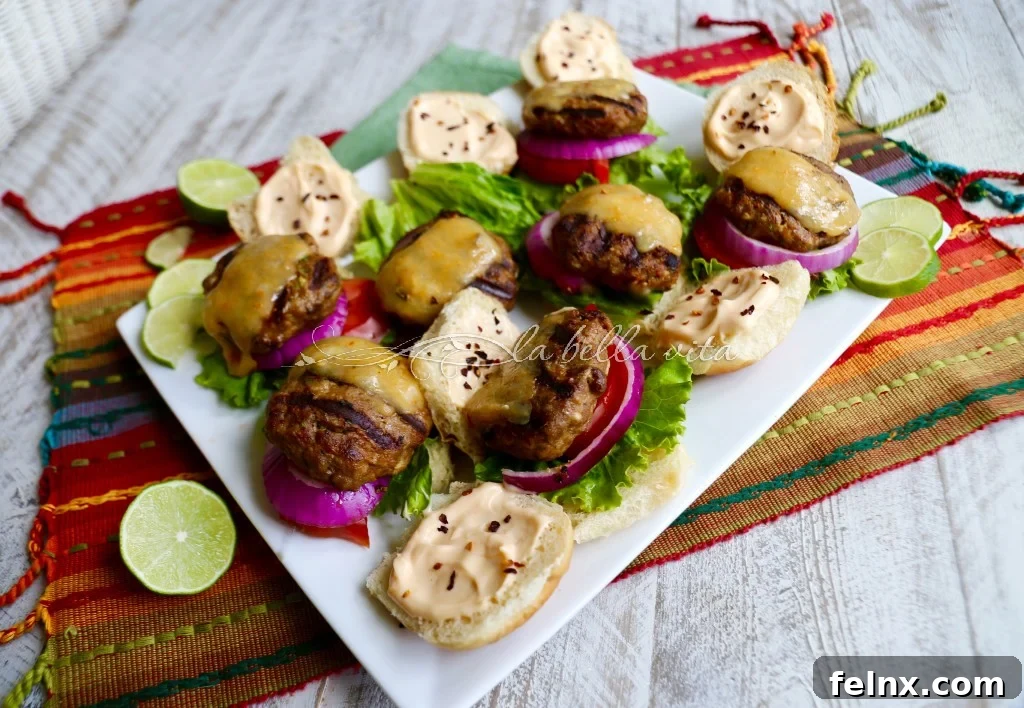Jalapeno Cilantro Lime Turkey Burgers with Habanero Cheddar
