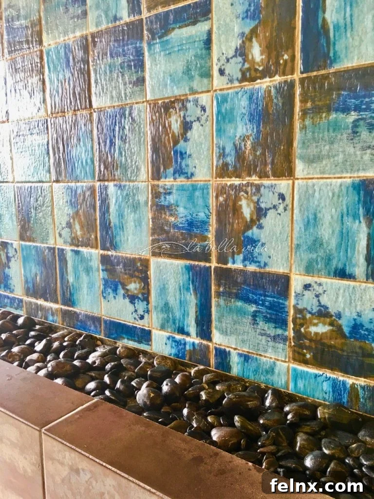 Spa Entrance with Water Wall