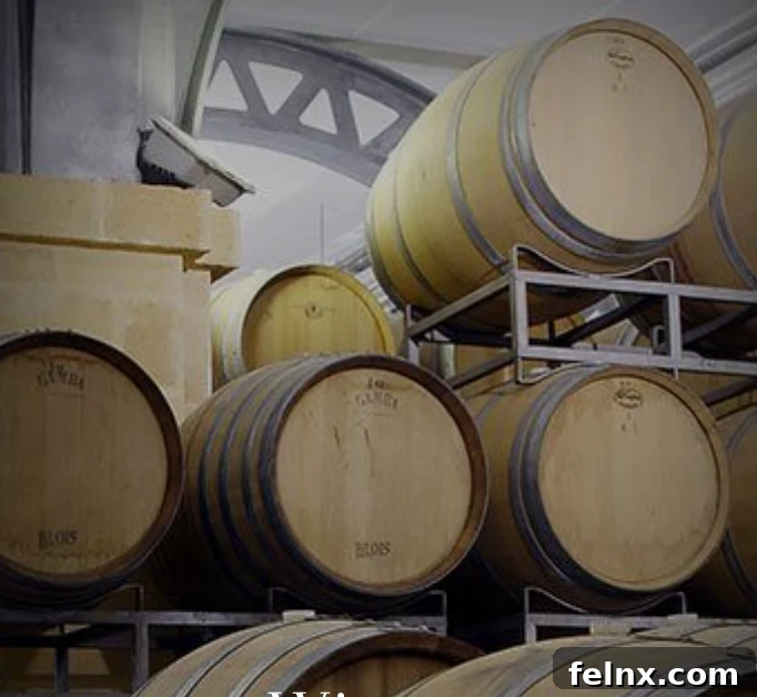 Traditional Wine Barrels in Sicily