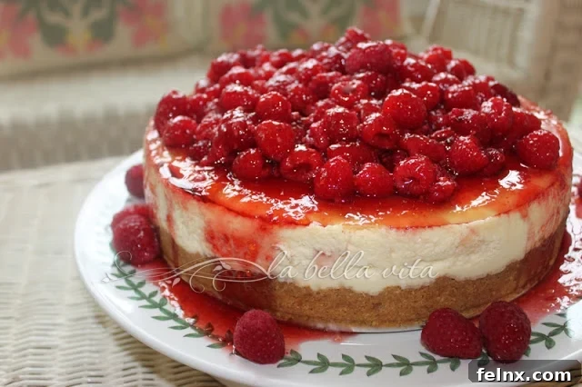Lemon Raspberry Cheesecake