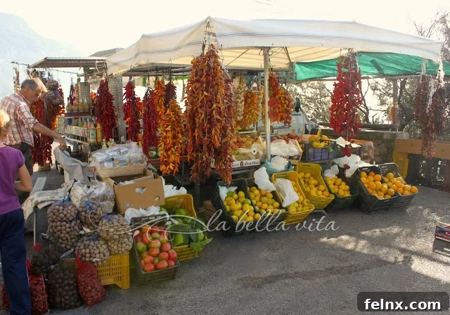 Fruit stand in Italy
