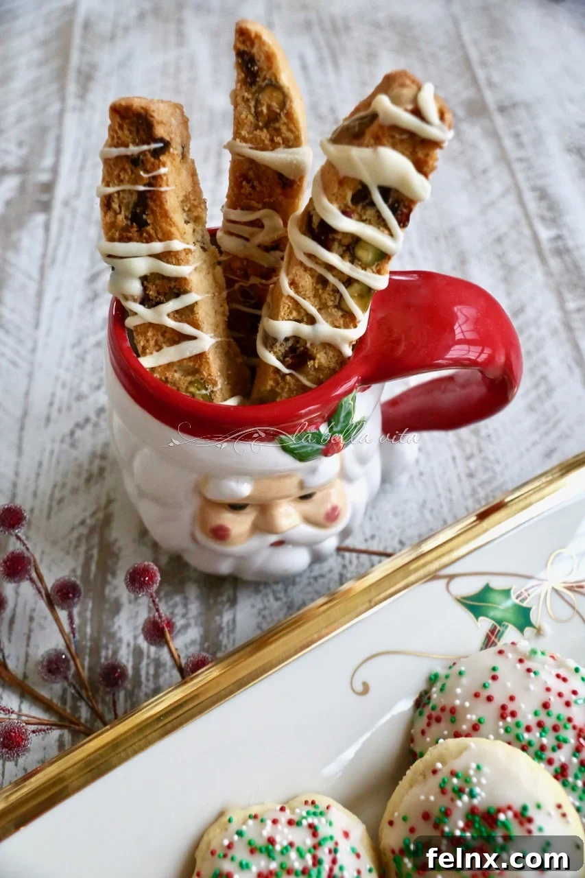 Beautifully decorated Italian Christmas Cookies