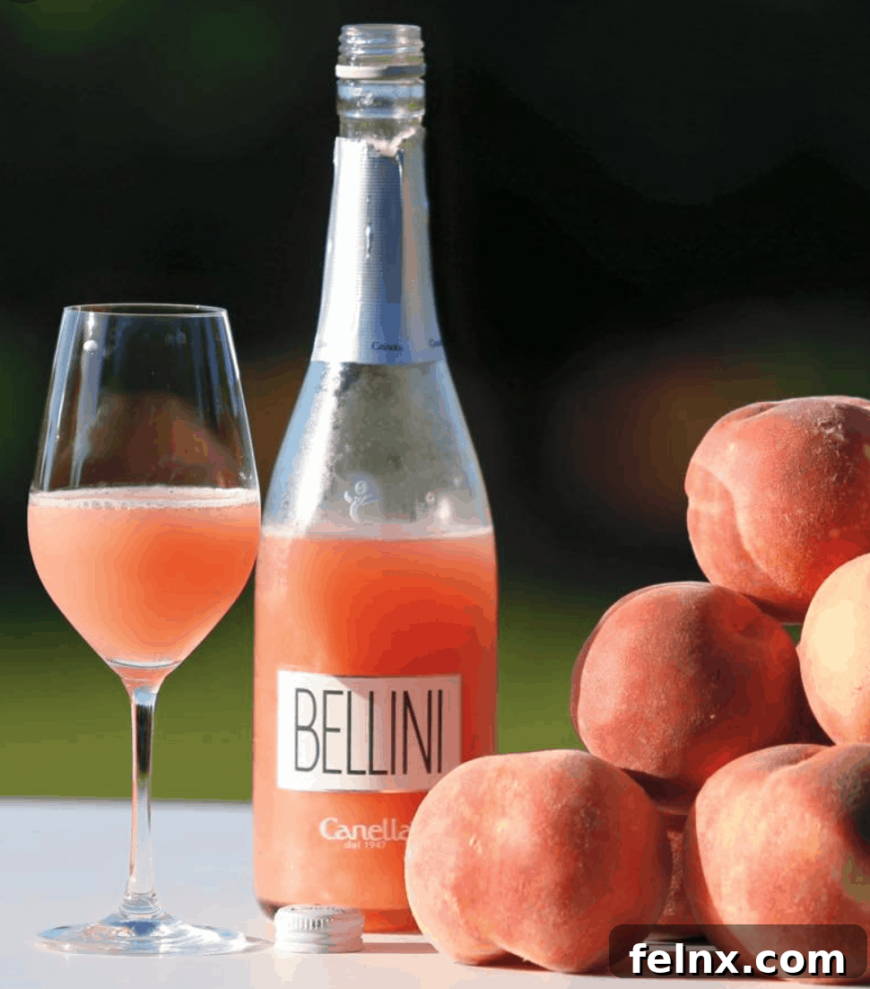 Sparkling Prosecco Cocktail with Fruit