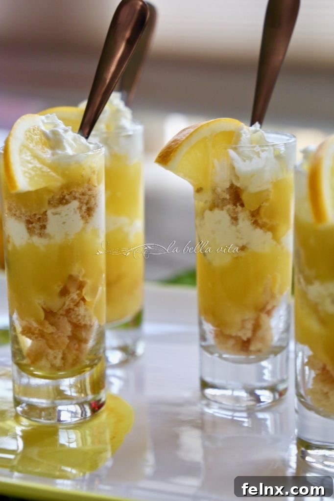Mini Lemon Meyer Parfaits