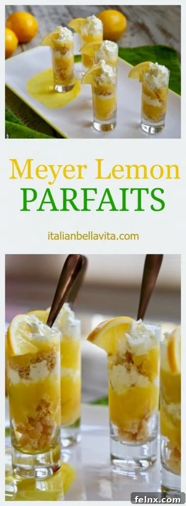 Individual Meyer Lemon Parfait