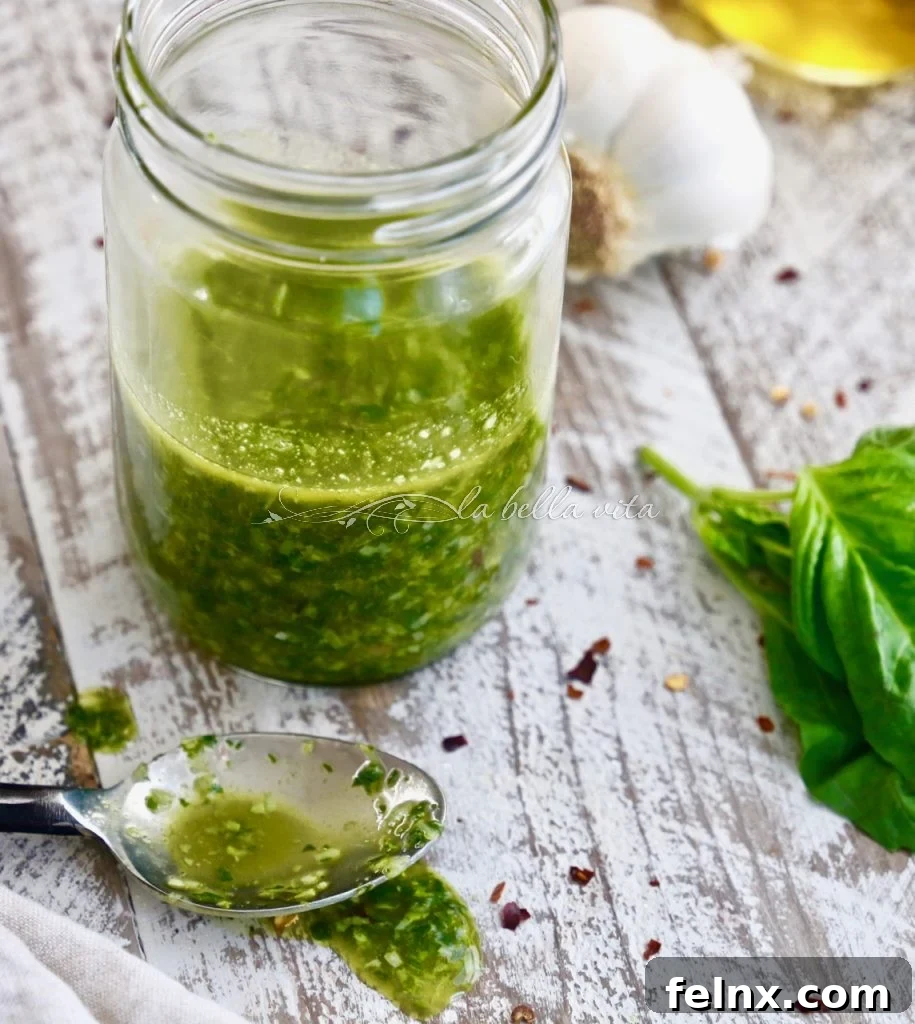 Fresh Basil Vinaigrette
