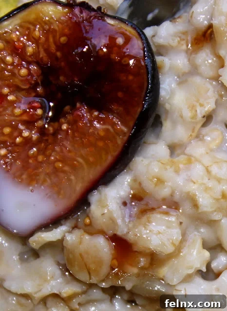 roasted fig with brown sugar sauce