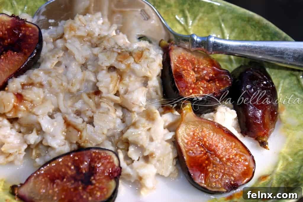 finished fig oatmeal