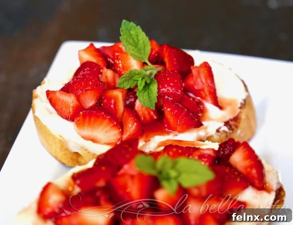 Strawberry and Mascarpone Dessert