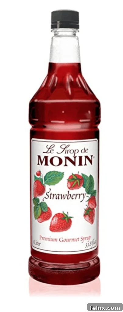 Monin Strawberry Syrup
