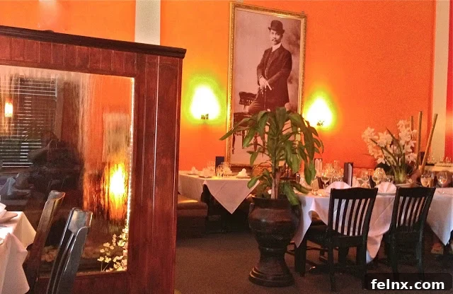 Water Feature in Restaurant