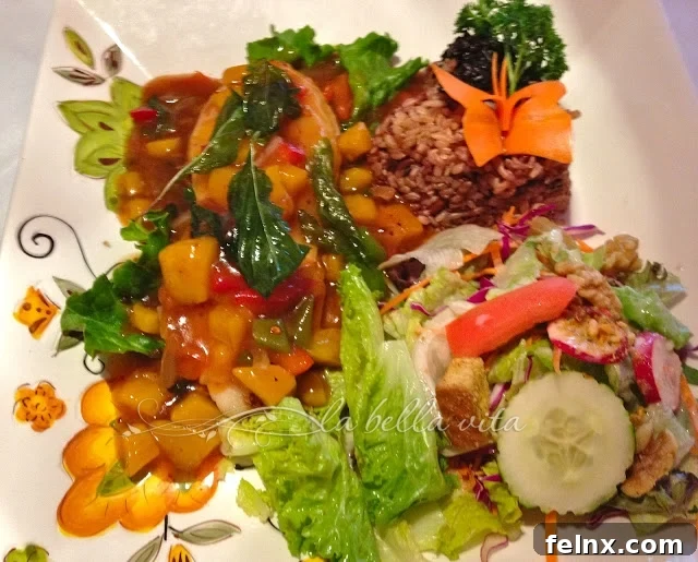Thai Mango Sea Bass Plate