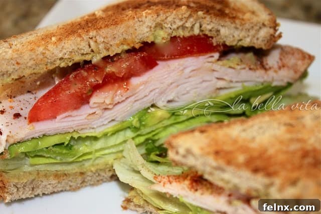 Turkey Avocado Sandwich Ingredients