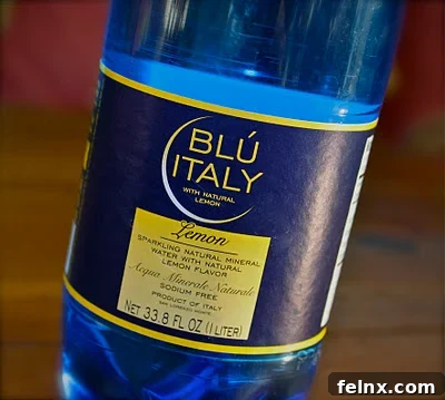 Italian Sparkling Water bottle