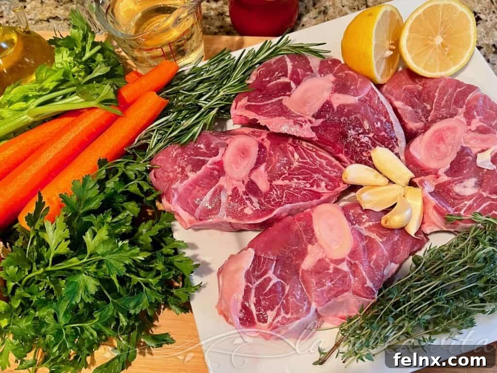 Osso Buco Ingredients