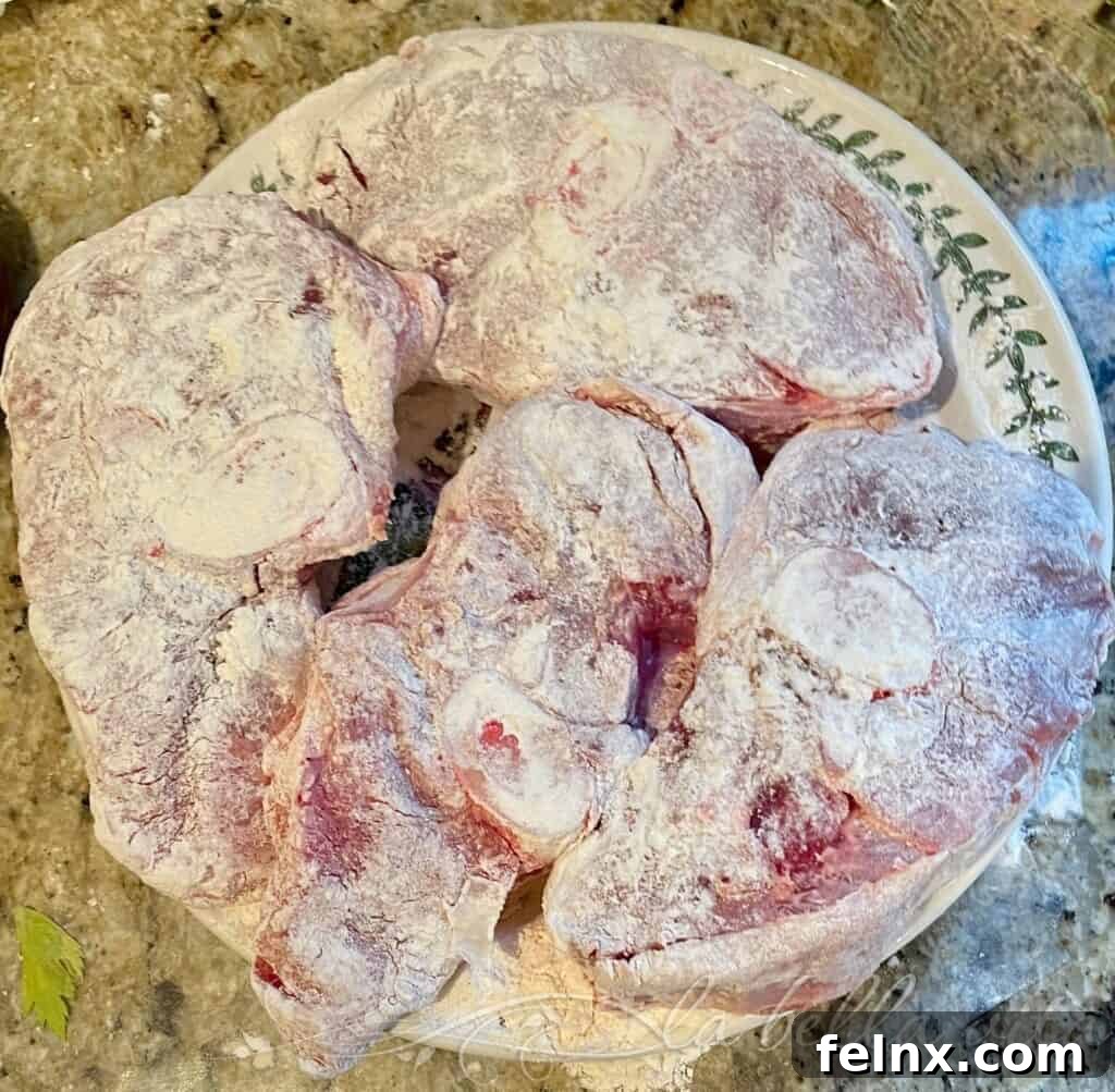 Preparing Veal Shanks
