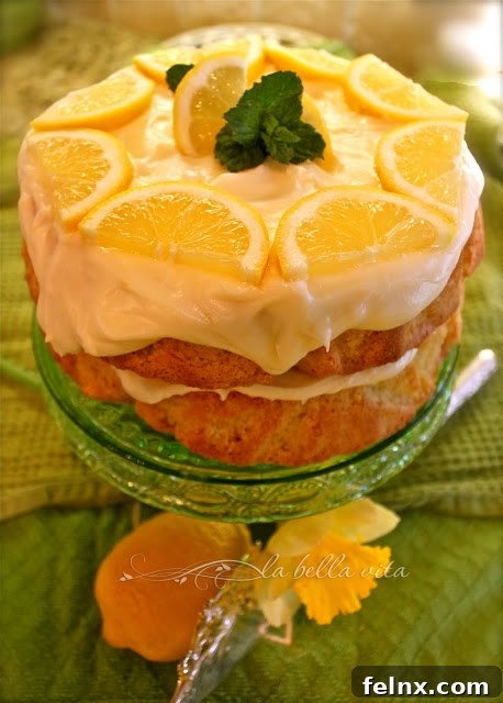Lemon Limoncello Cake