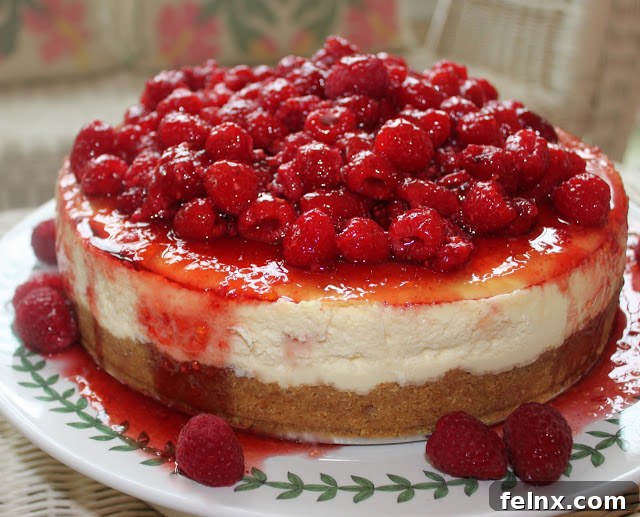 Lemon Raspberry Cheesecake