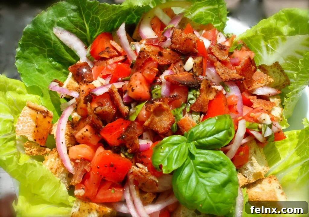 panzanella with pancetta
