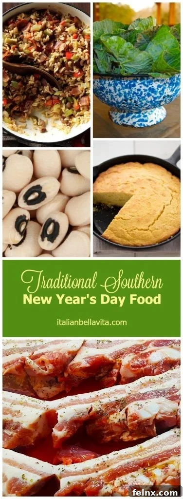 New Year's Food Traditions Infographic
