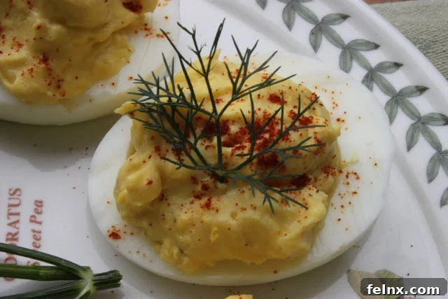 Lauren's Deviled Eggs Final Result
