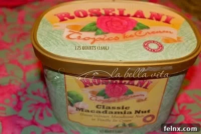 Roselani Macadamia Nut Ice Cream