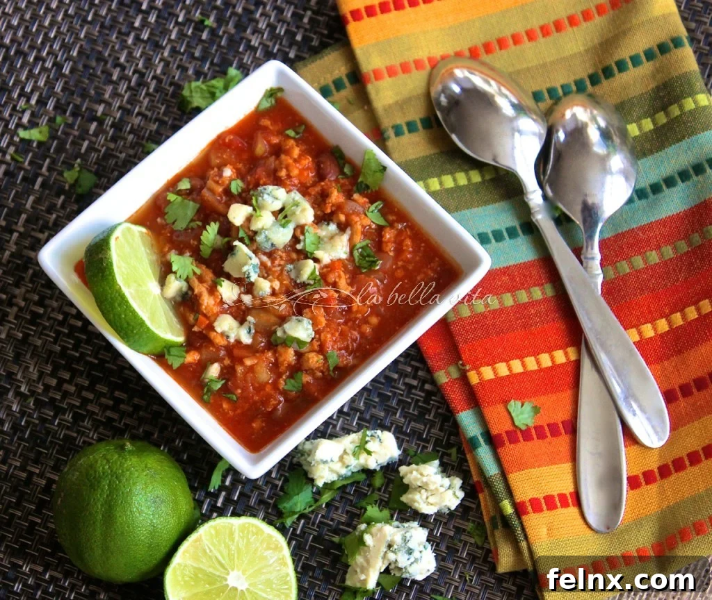 Spicy turkey chili